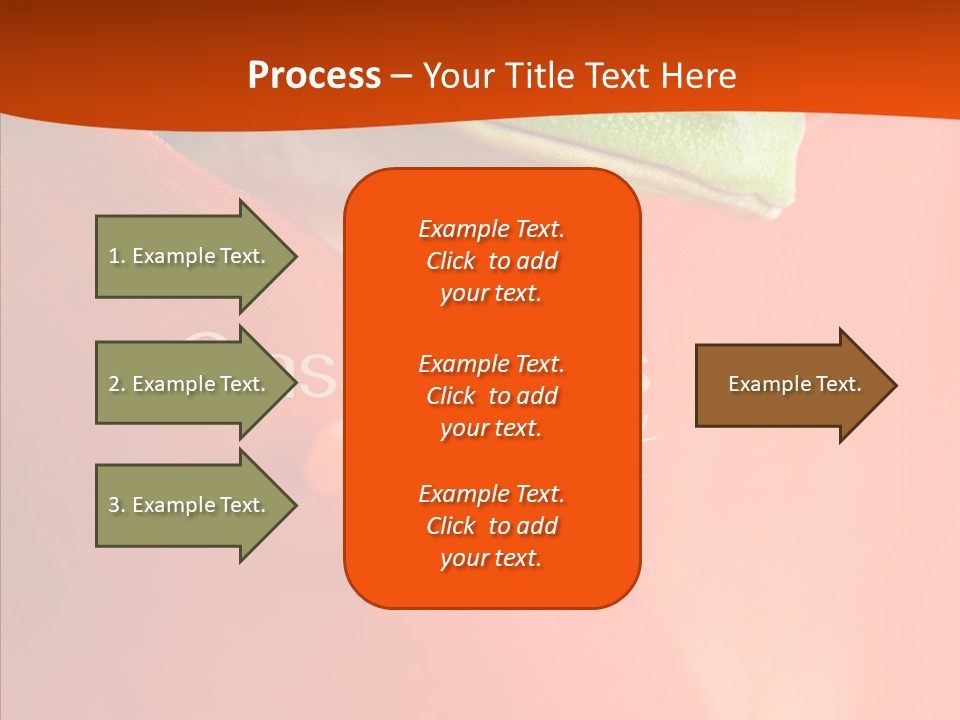 White Hand Aging PowerPoint Template
