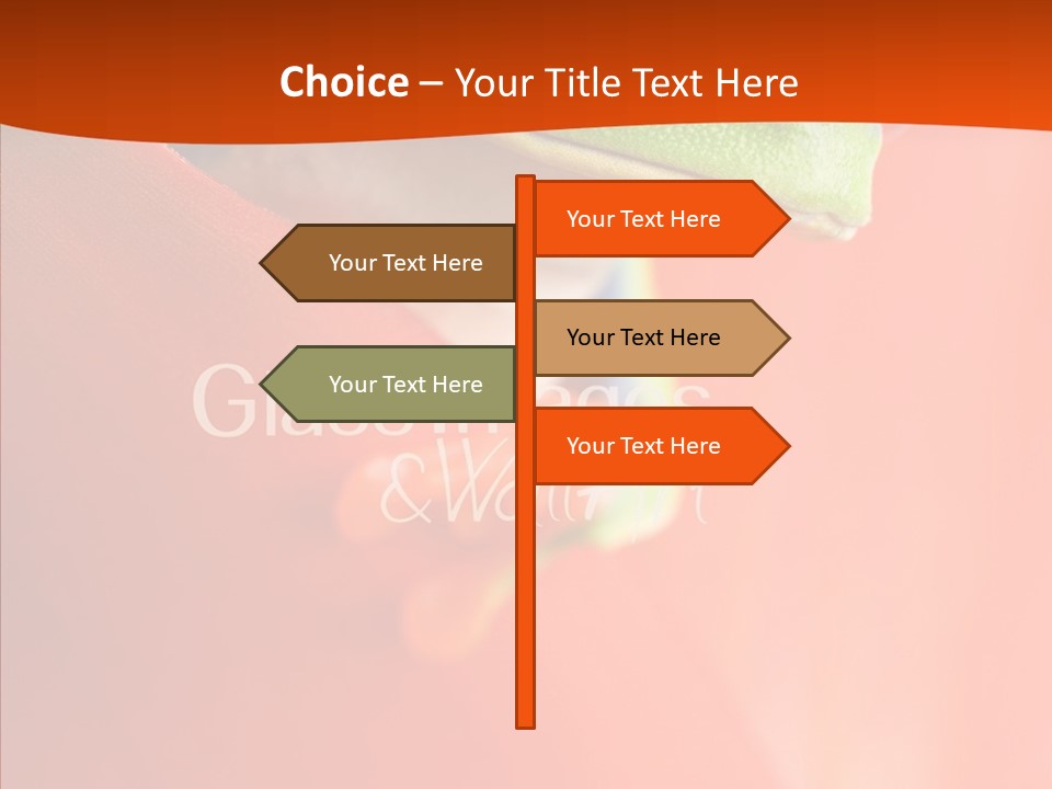 White Hand Aging PowerPoint Template