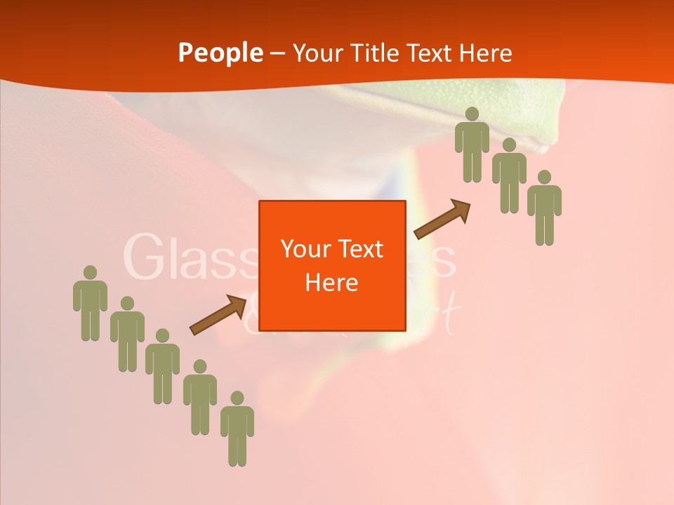 White Hand Aging PowerPoint Template