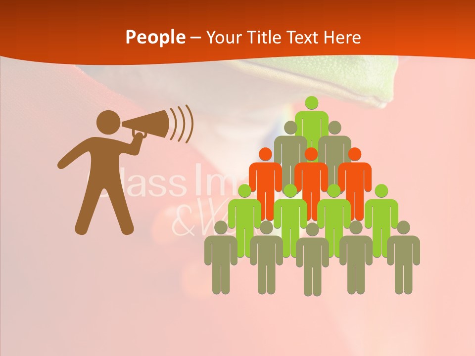 White Hand Aging PowerPoint Template