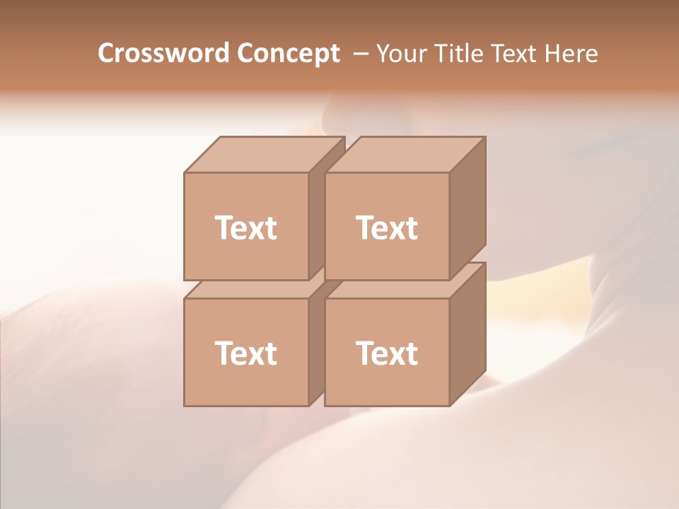 Female Elderly Close Up PowerPoint Template