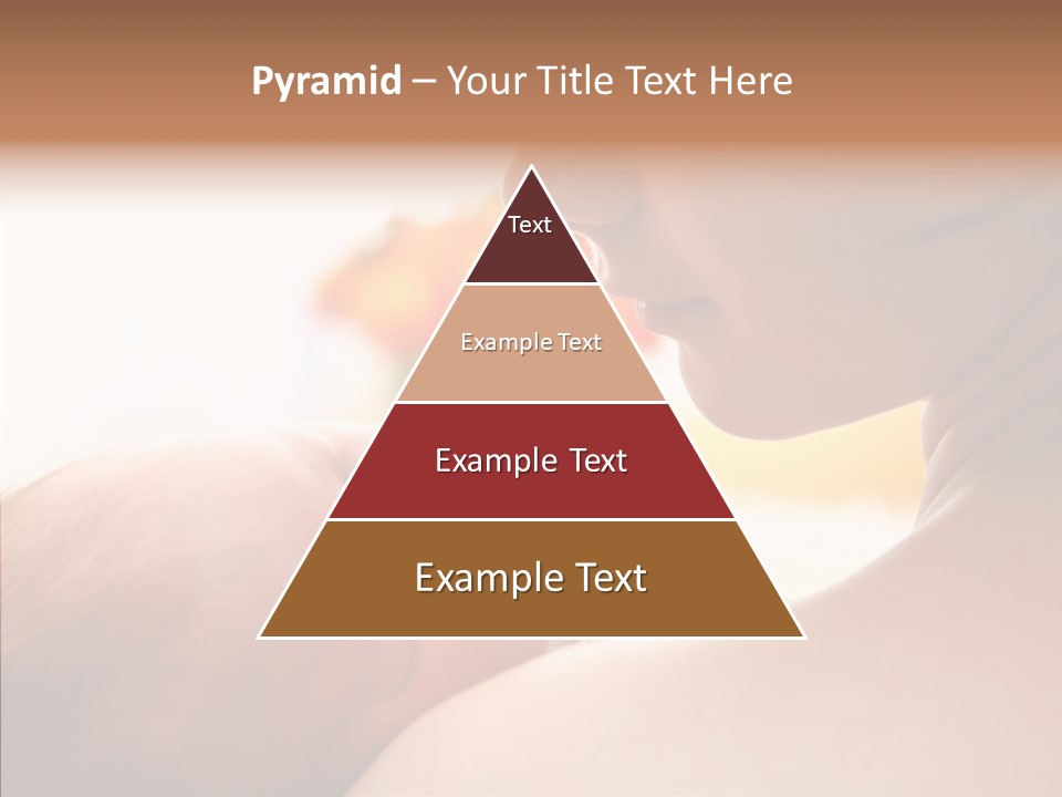 Female Elderly Close Up PowerPoint Template