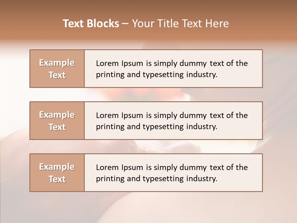 Female Elderly Close Up PowerPoint Template