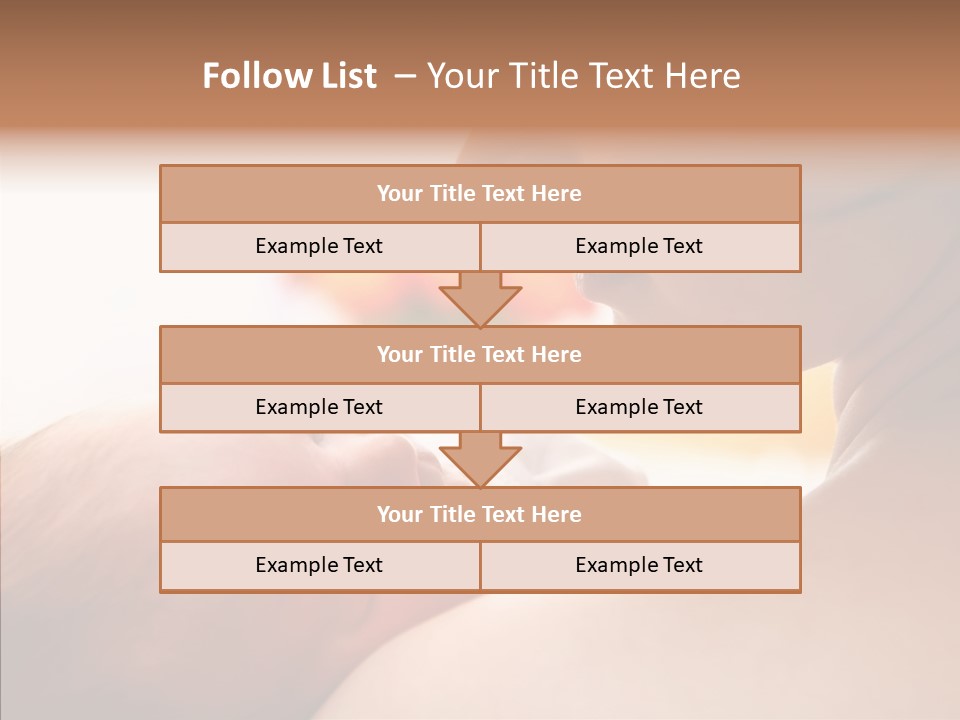 Female Elderly Close Up PowerPoint Template