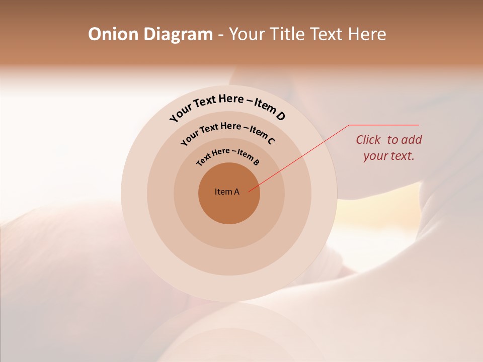 Female Elderly Close Up PowerPoint Template