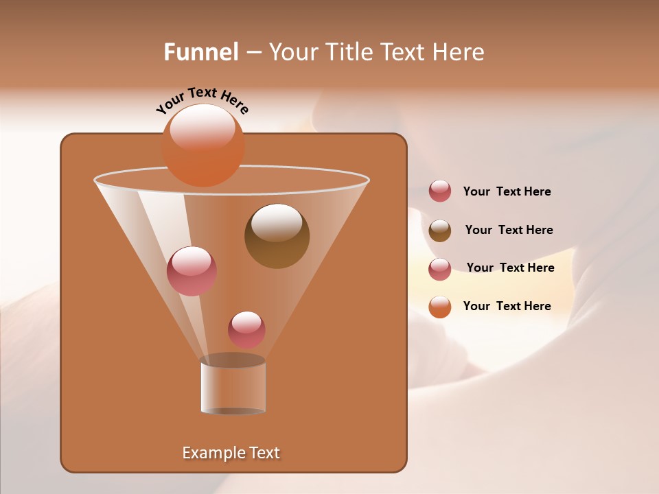 Female Elderly Close Up PowerPoint Template