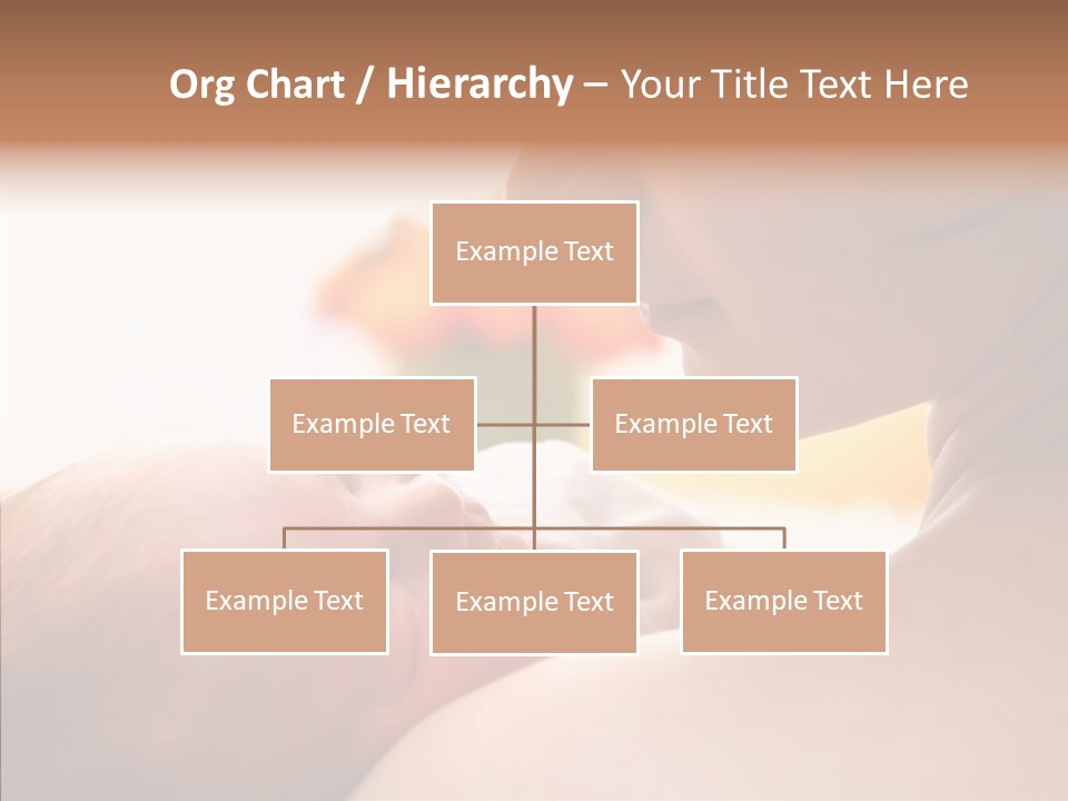 Female Elderly Close Up PowerPoint Template