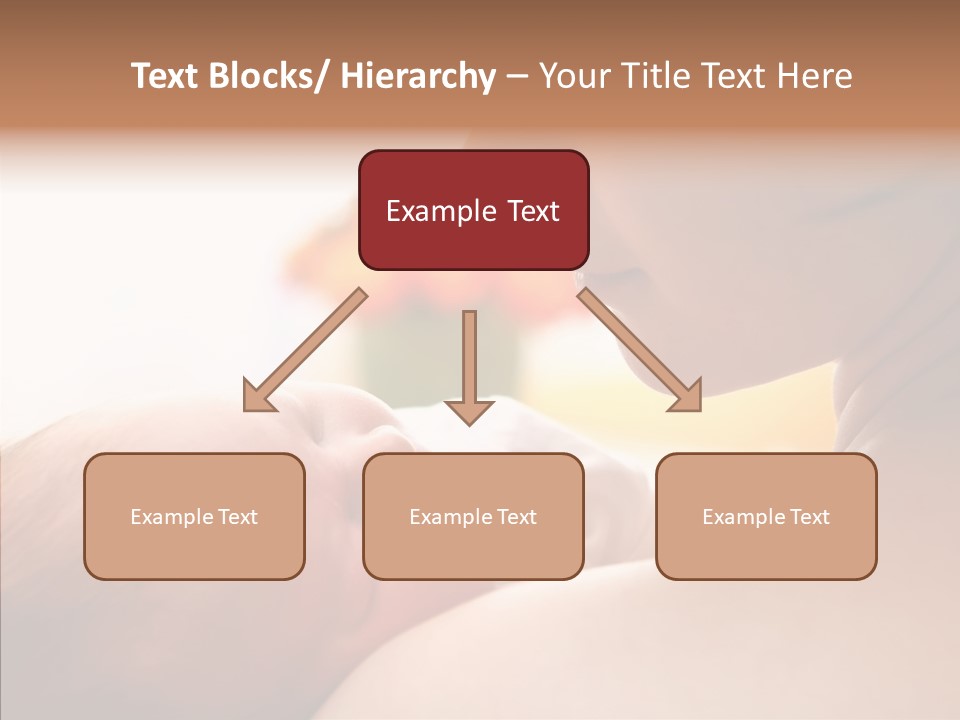 Female Elderly Close Up PowerPoint Template