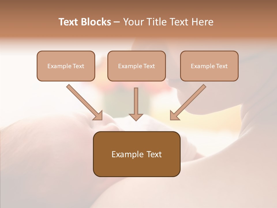 Female Elderly Close Up PowerPoint Template