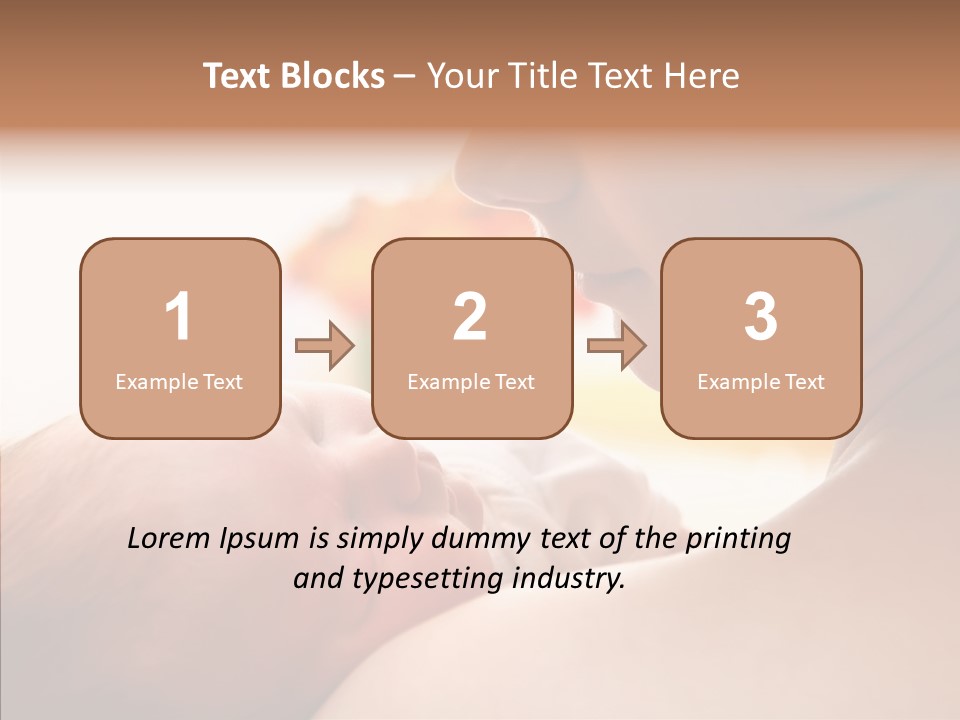 Female Elderly Close Up PowerPoint Template