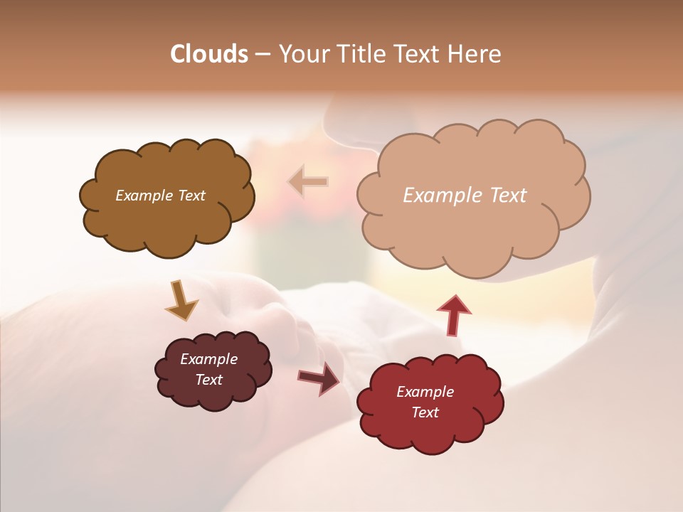 Female Elderly Close Up PowerPoint Template