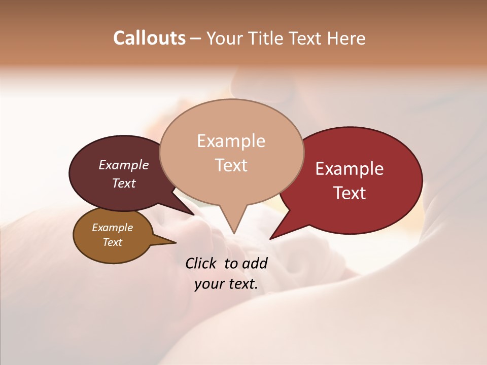 Female Elderly Close Up PowerPoint Template