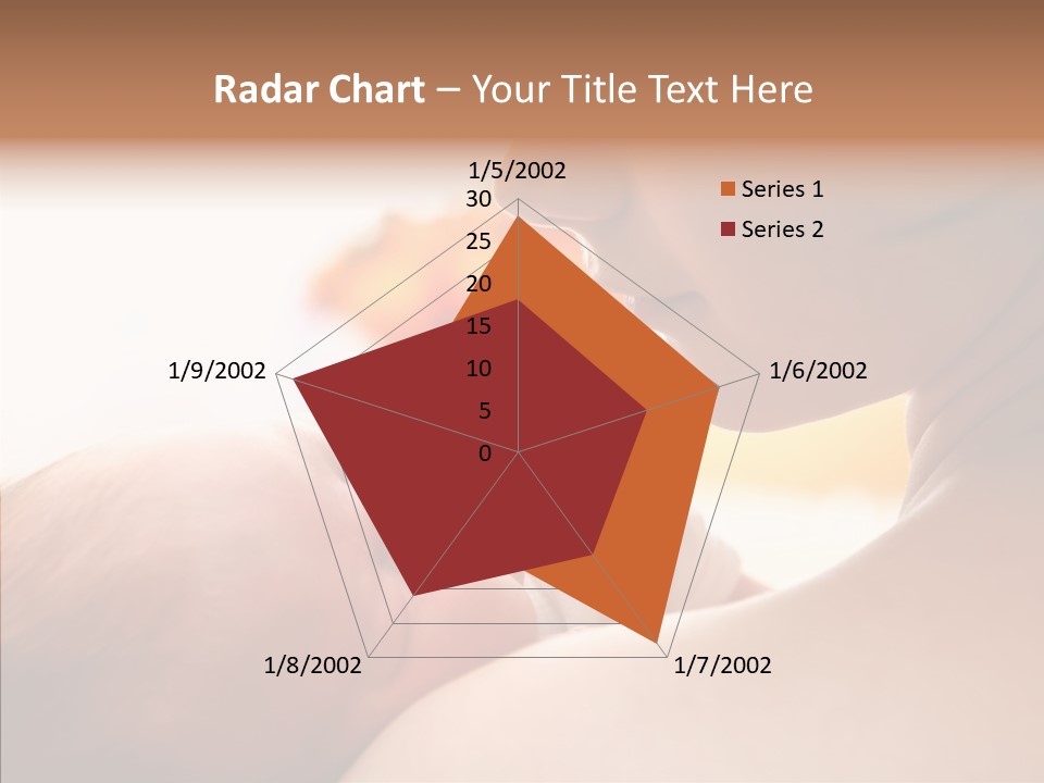Female Elderly Close Up PowerPoint Template