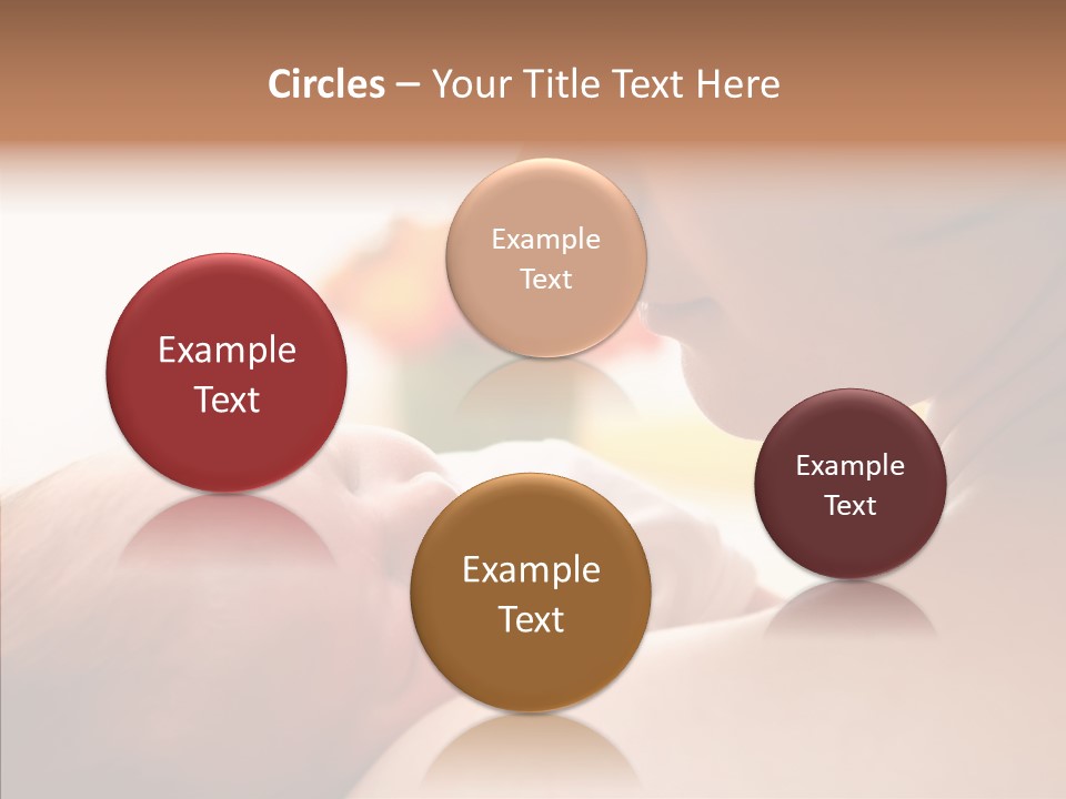 Female Elderly Close Up PowerPoint Template