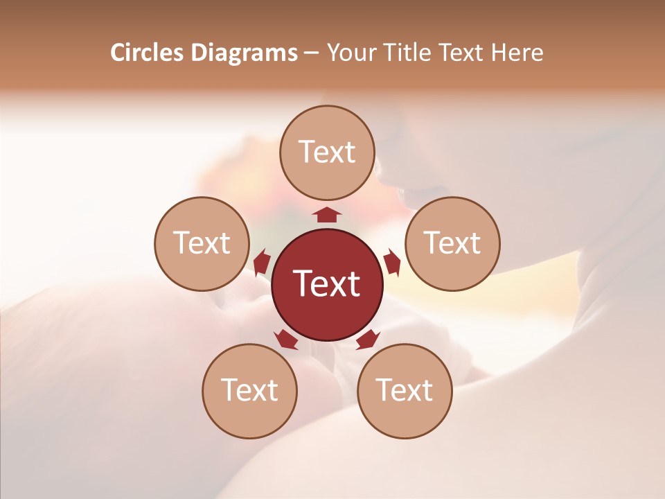 Female Elderly Close Up PowerPoint Template