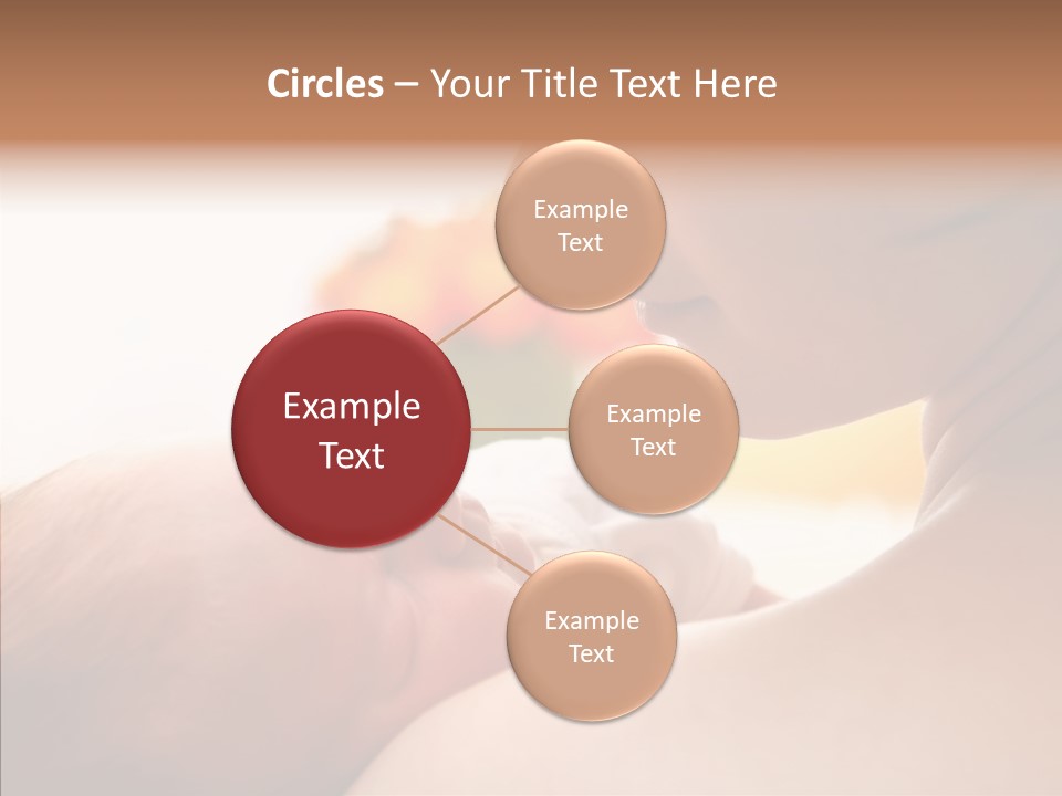 Female Elderly Close Up PowerPoint Template