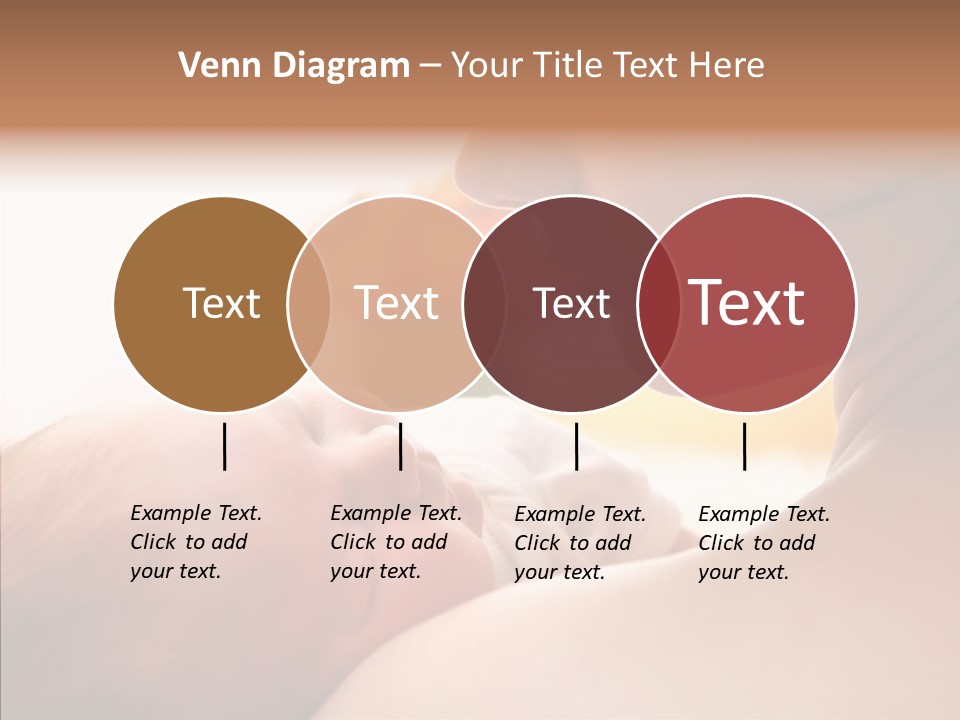 Female Elderly Close Up PowerPoint Template