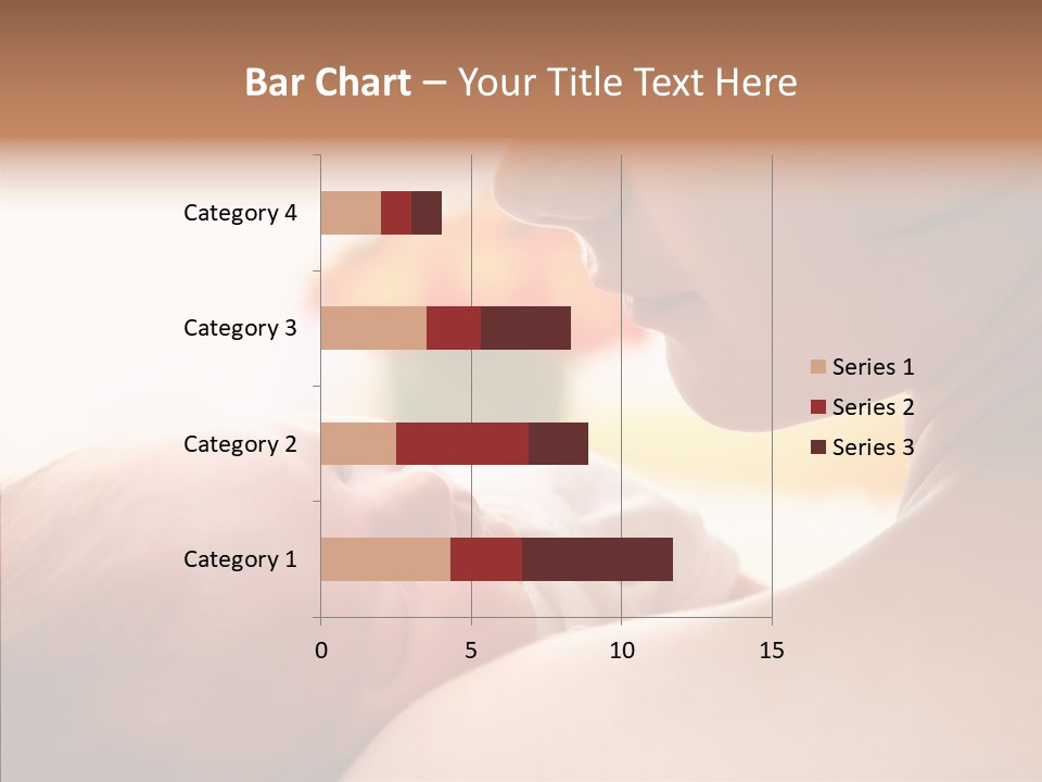 Female Elderly Close Up PowerPoint Template