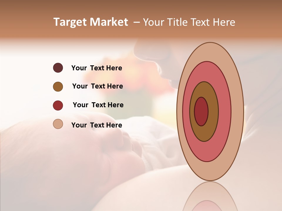 Female Elderly Close Up PowerPoint Template