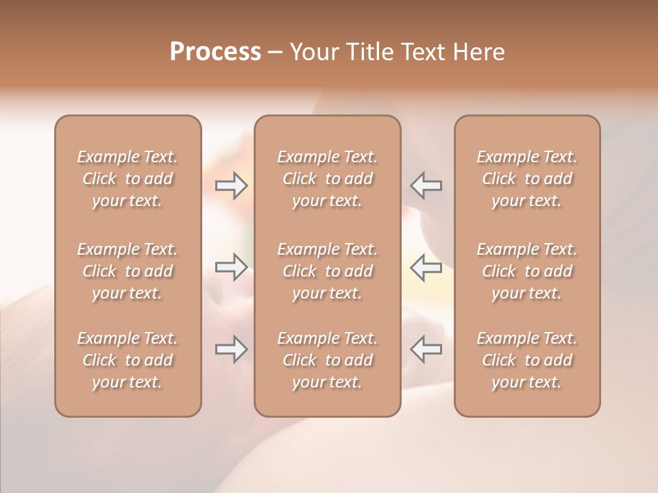 Female Elderly Close Up PowerPoint Template