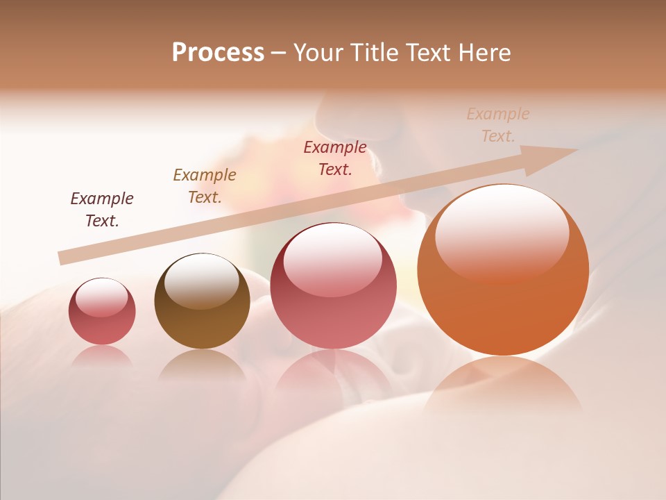 Female Elderly Close Up PowerPoint Template