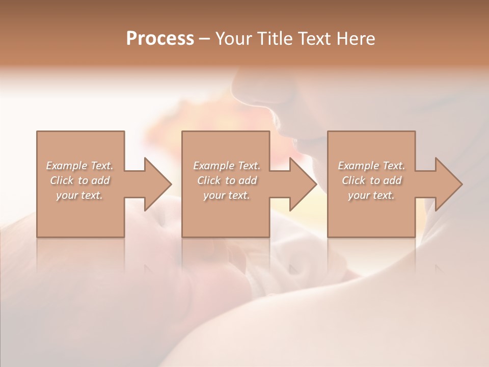 Female Elderly Close Up PowerPoint Template