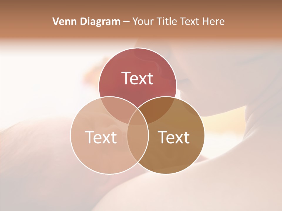 Female Elderly Close Up PowerPoint Template