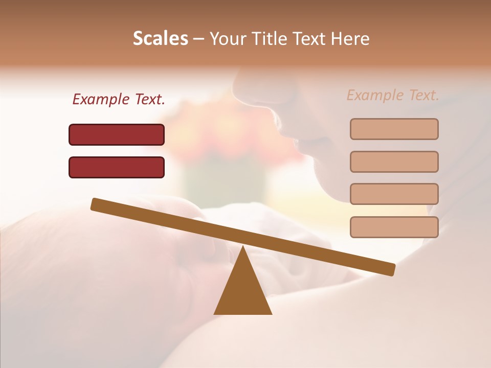 Female Elderly Close Up PowerPoint Template