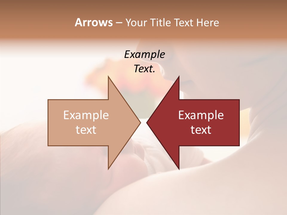 Female Elderly Close Up PowerPoint Template