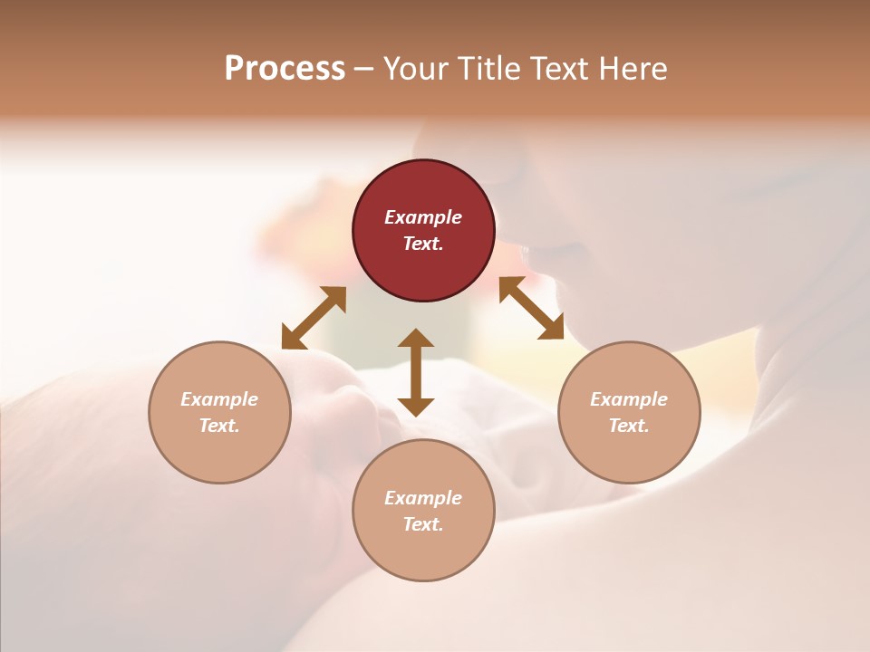 Female Elderly Close Up PowerPoint Template