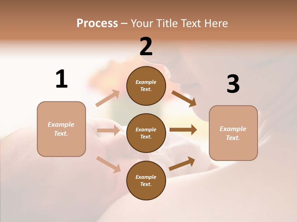 Female Elderly Close Up PowerPoint Template