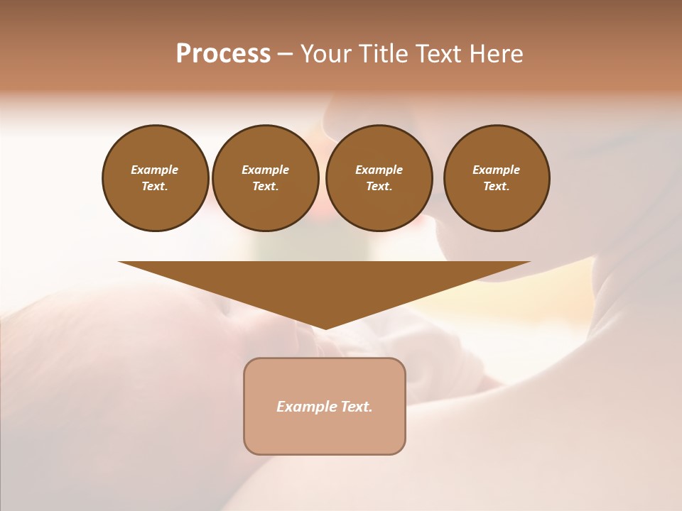 Female Elderly Close Up PowerPoint Template