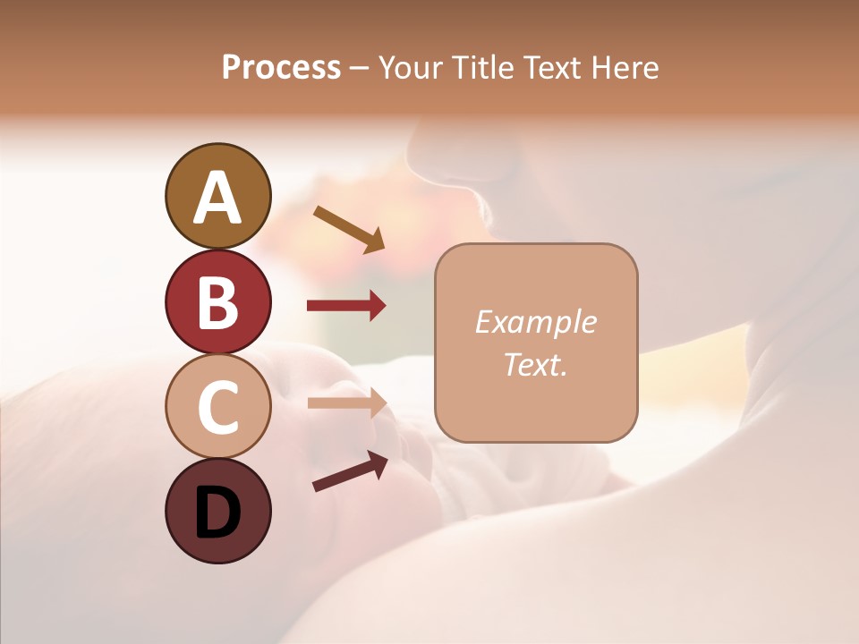 Female Elderly Close Up PowerPoint Template