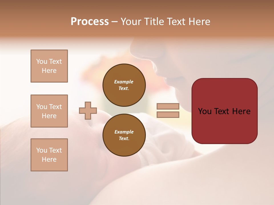 Female Elderly Close Up PowerPoint Template