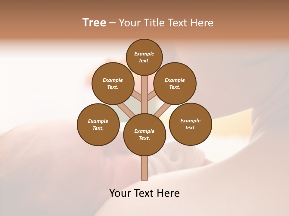 Female Elderly Close Up PowerPoint Template