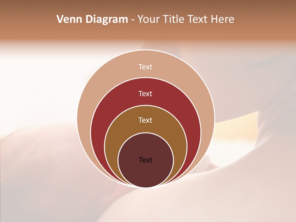 Female Elderly Close Up PowerPoint Template