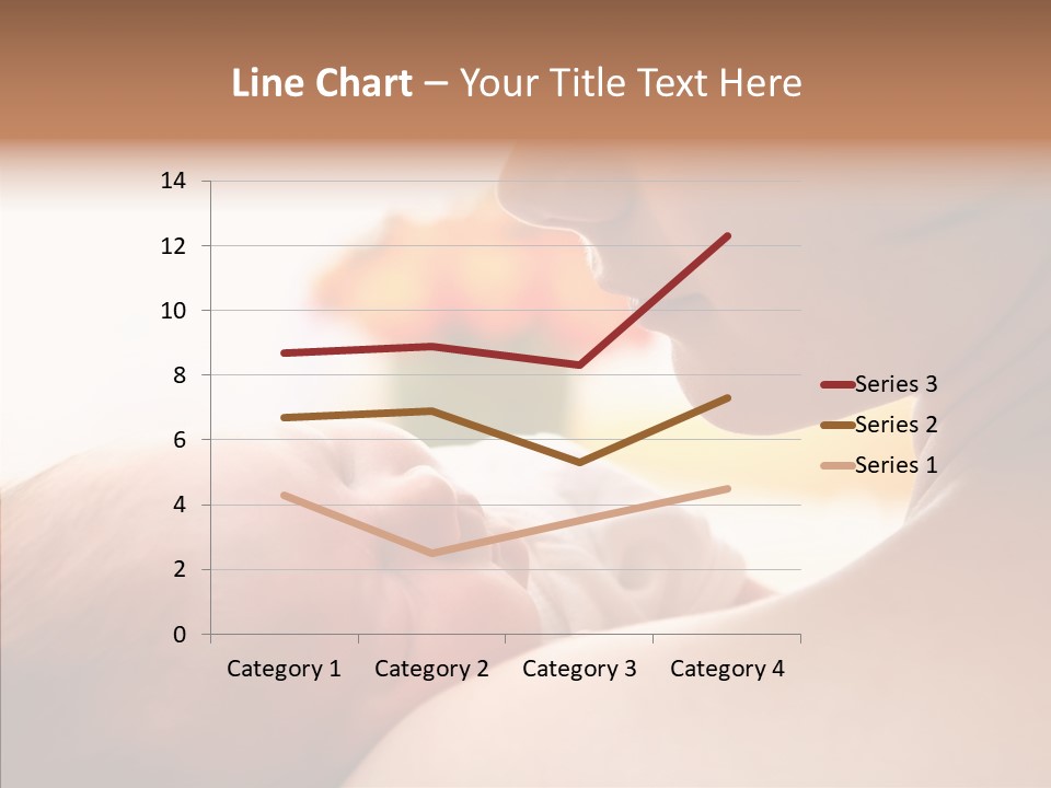 Female Elderly Close Up PowerPoint Template