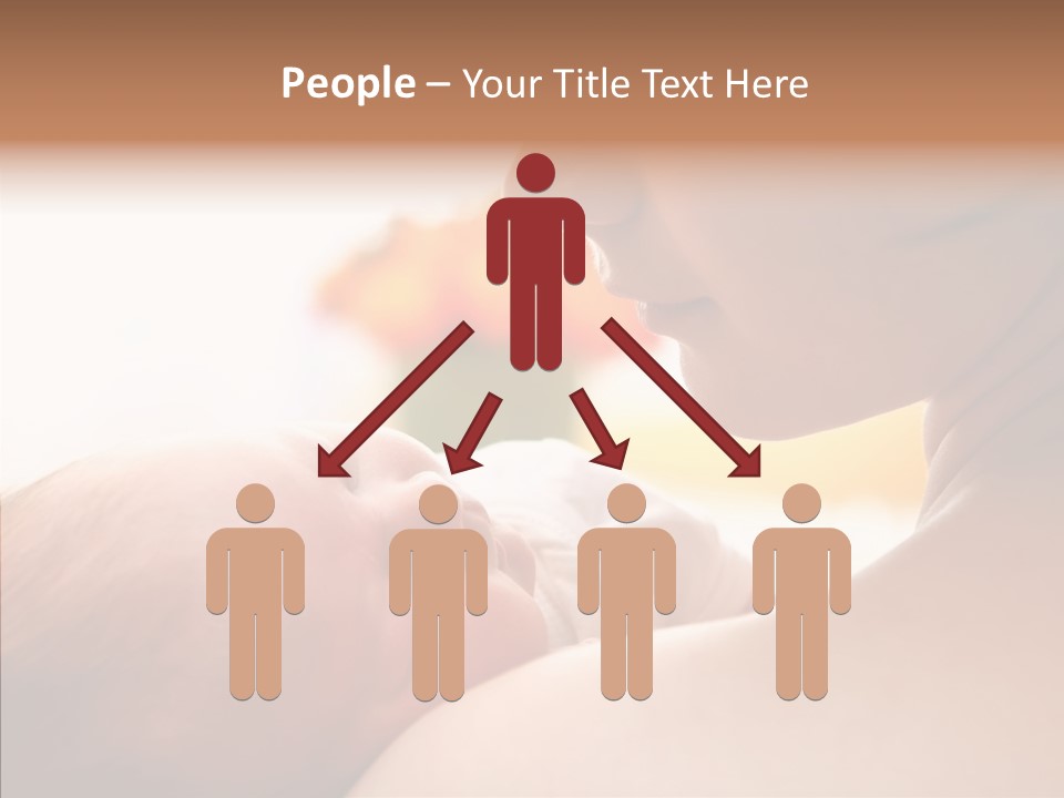 Female Elderly Close Up PowerPoint Template