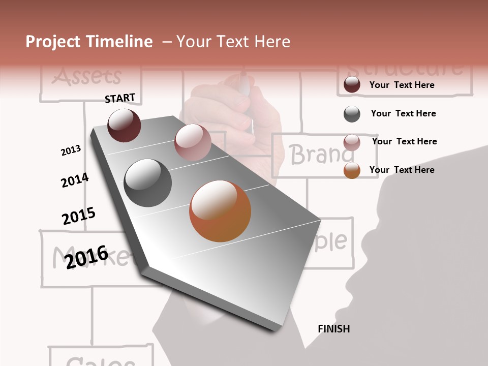 Elderly Grandmother Human PowerPoint Template