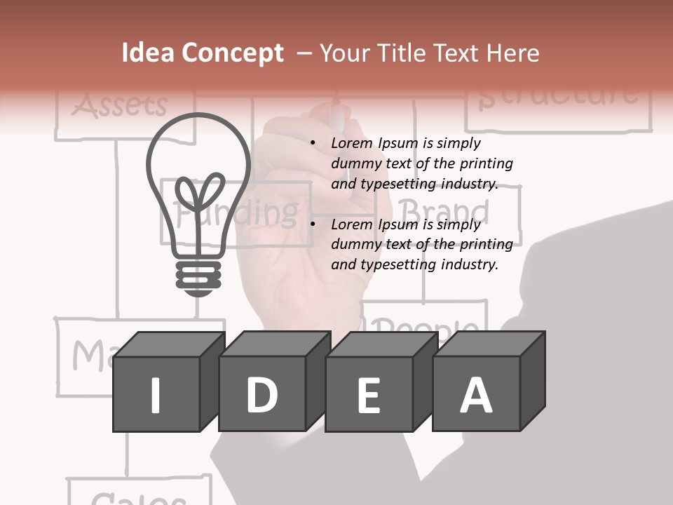 Elderly Grandmother Human PowerPoint Template