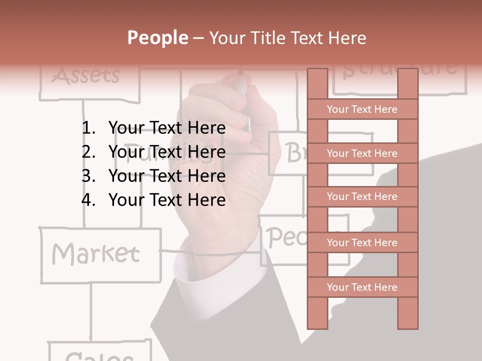 Elderly Grandmother Human PowerPoint Template