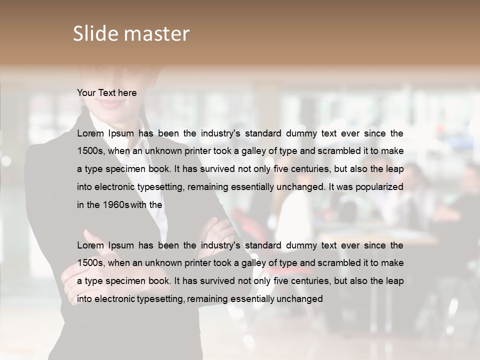 Aging Closeup Finger PowerPoint Template