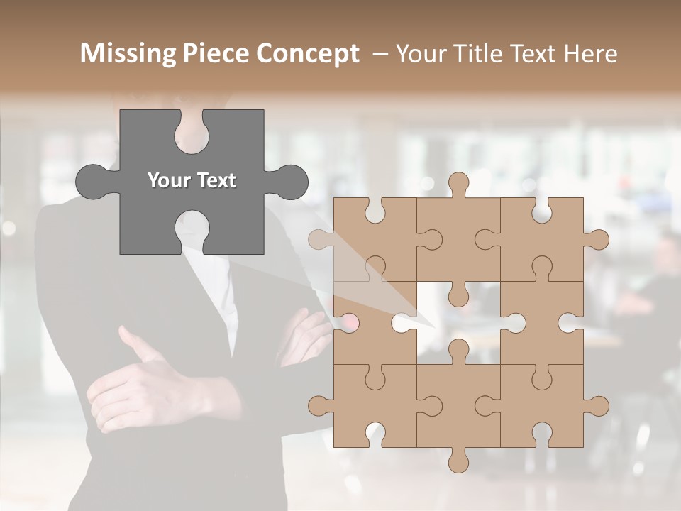 Aging Closeup Finger PowerPoint Template