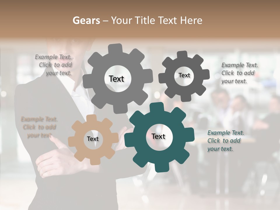 Aging Closeup Finger PowerPoint Template