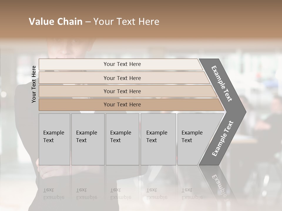Aging Closeup Finger PowerPoint Template