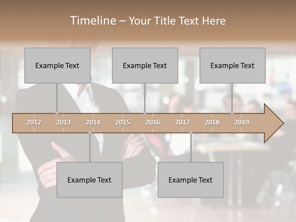 Aging Closeup Finger PowerPoint Template