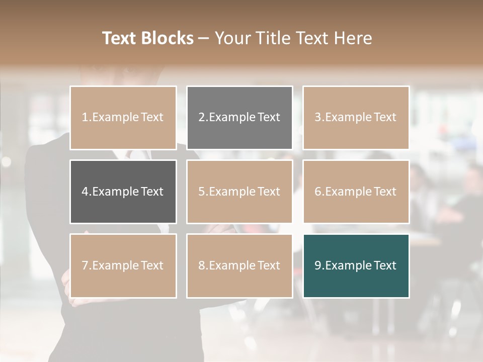 Aging Closeup Finger PowerPoint Template