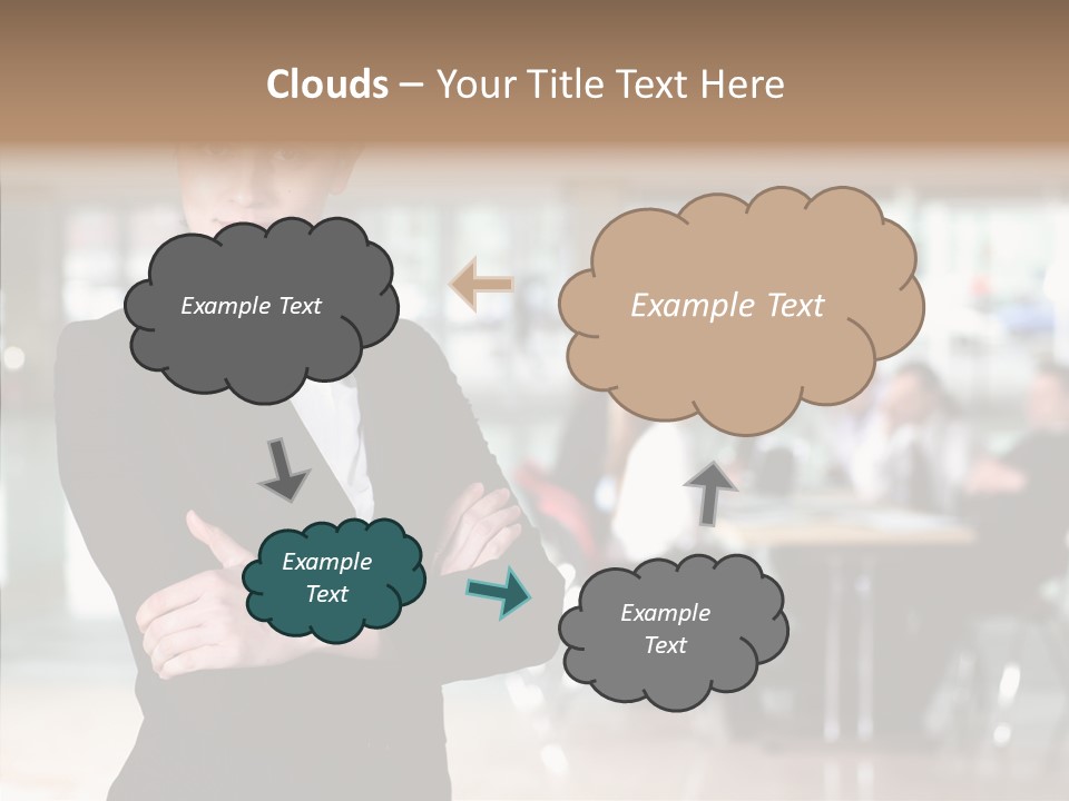 Aging Closeup Finger PowerPoint Template