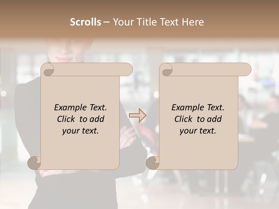 Aging Closeup Finger PowerPoint Template