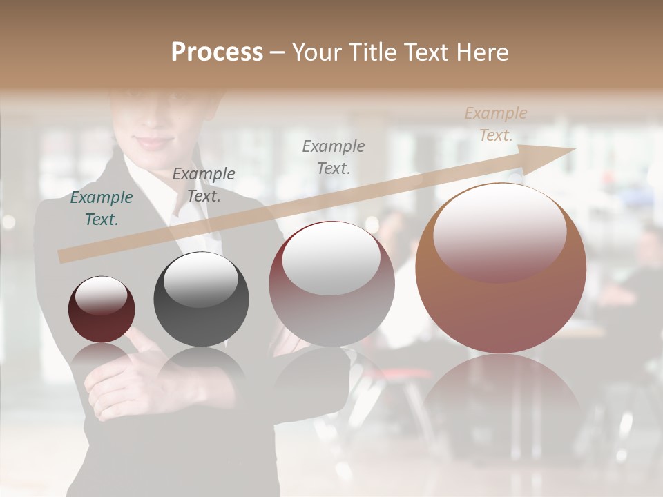 Aging Closeup Finger PowerPoint Template